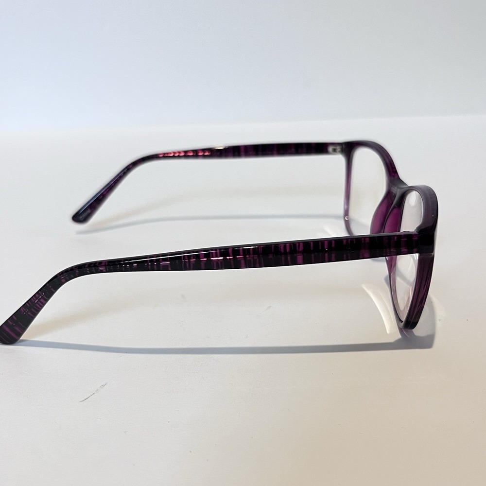 Eyeglasses‎ Frame WP8101 PU Women's Purple Plastic Full Rim Square 52-15-135 - Picture 4 of 9